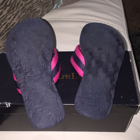 Girls Polo Flip Flops - Picture 3 of 3